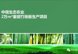 项目展播|这里有个5000万投资项目，你有兴趣吗？